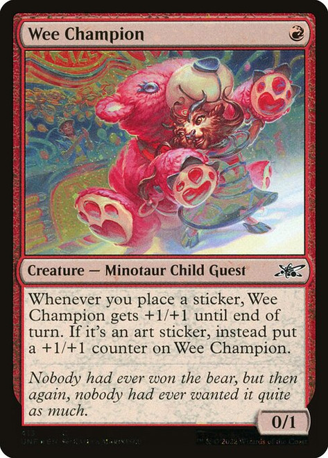 Wee Champion (UNF) (GalaxyFoil) (#413)