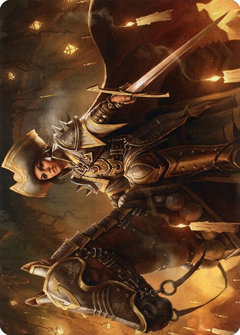 Seasoned Cathar // Seasoned Cathar (AMID) (Foil) (Borderless) (#12)