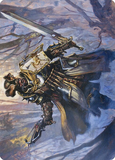 Brutal Cathar // Brutal Cathar (AMID) (Foil) (Borderless) (#13)