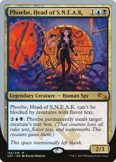 Phoebe, Head of S.N.E.A.K. (UST) (#135)