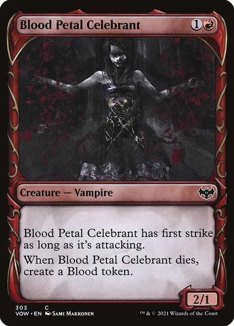 Blood Petal Celebrant (VOW) (Foil) (Showcase) (#303)