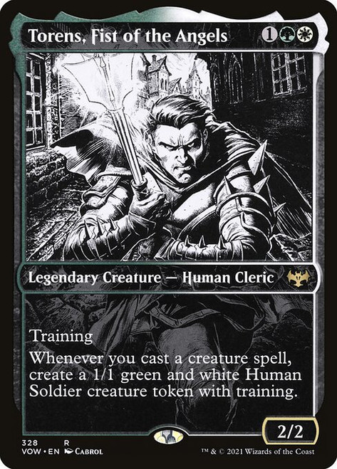 Torens, Fist of the Angels (VOW) (Foil) (Full Art) (#328)