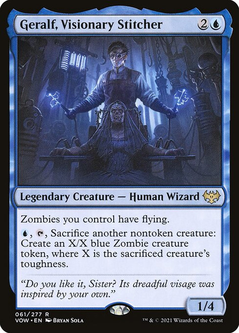 Geralf, Visionary Stitcher (VOW) (Foil) (#61)