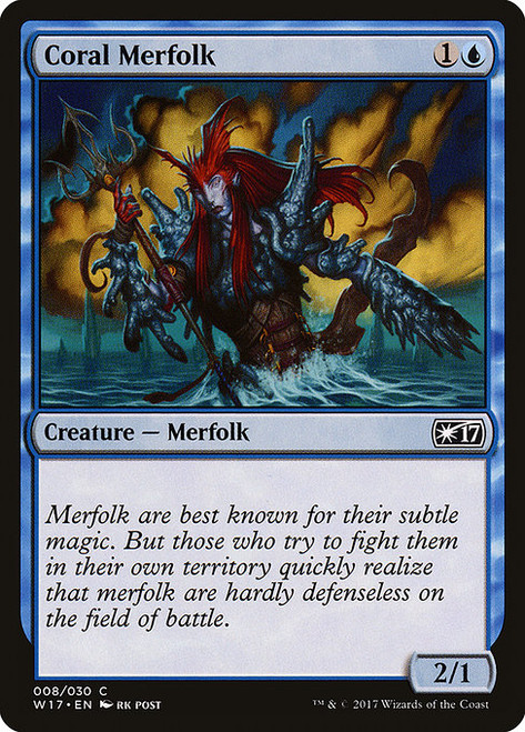 Coral Merfolk (W17) (#8)