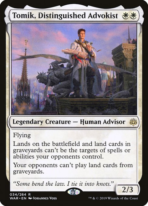 Tomik, Distinguished Advokist (WAR) (Foil) (#34)
