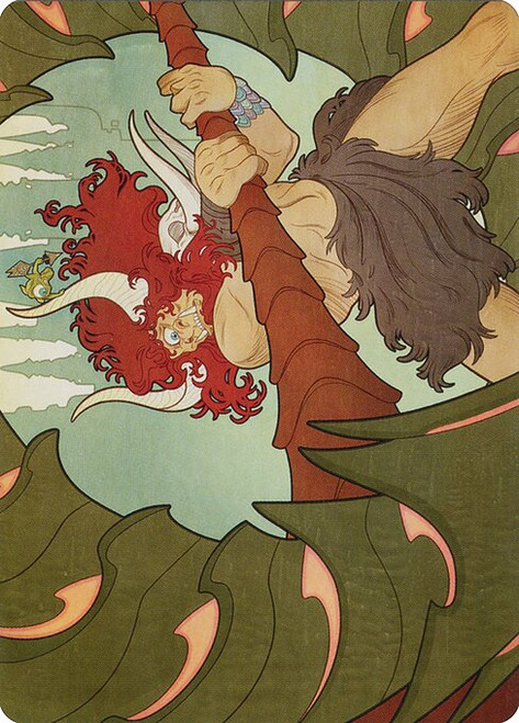 Borborygmos and Fblthp // Borborygmos and Fblthp (AMOM) (Foil) (Borderless) (#57)