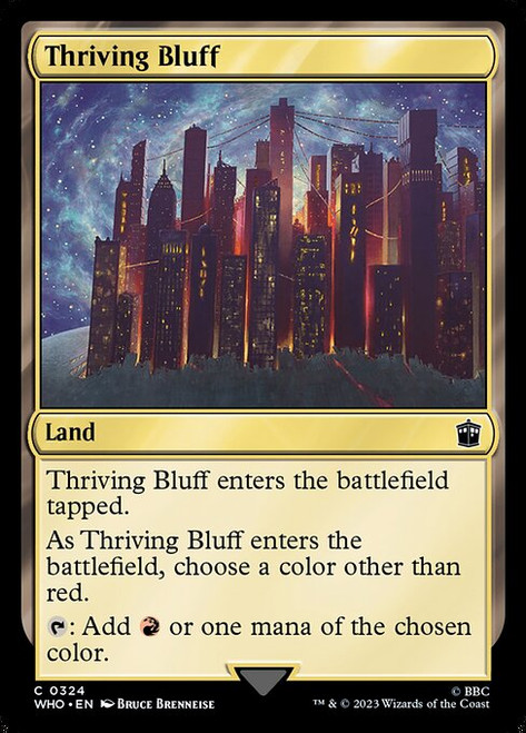 Thriving Bluff (WHO) (Foil) (#324)