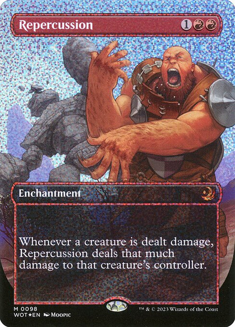 Repercussion (WOT) (Confettifoil) (Full Art) (#98)