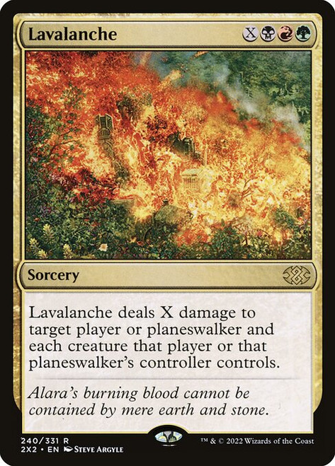 Lavalanche (2X2) (Foil) (#240)