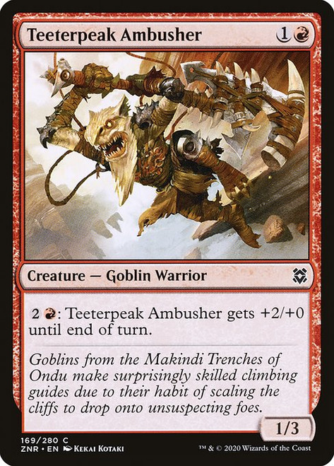 Teeterpeak Ambusher (ZNR) (Foil) (#169)