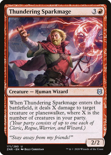 Thundering Sparkmage (ZNR) (#171)