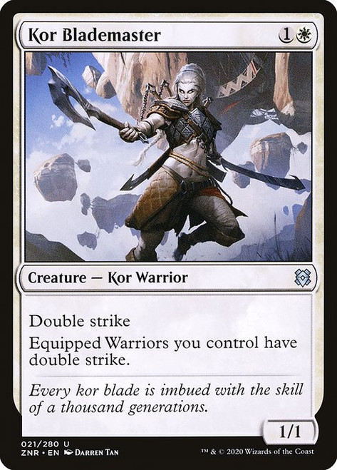 Kor Blademaster (ZNR) (Foil) (#21)