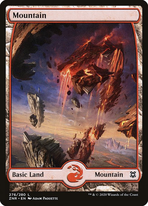 Mountain (ZNR) (Foil) (Full Art) (#276)