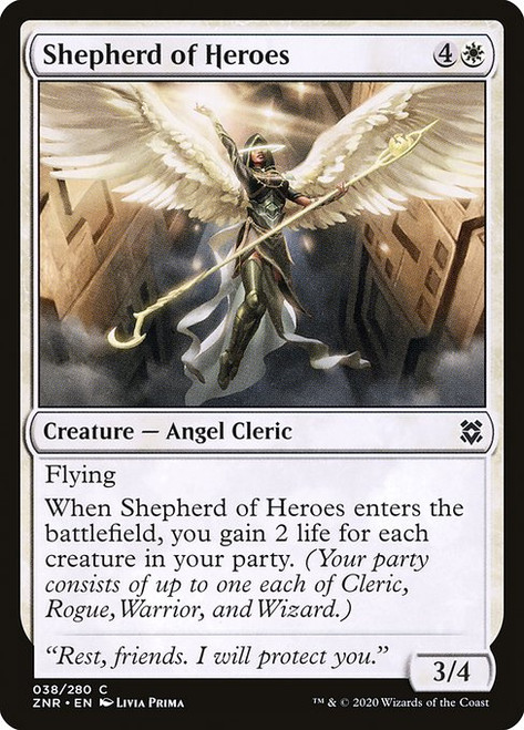 Shepherd of Heroes (ZNR) (Foil) (#38)
