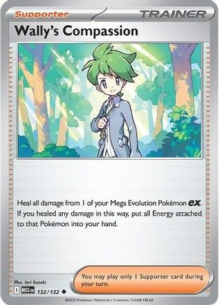 Wally's Compassion - 132/132 (POKE24380) (Reverse Holofoil) (#132/132)