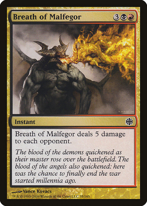 Breath of Malfegor (ARB) (Foil) (#35)