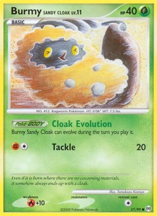Burmy Sandy Cloak (PTCG-AR) (Reverse Holofoil) (#57/99)