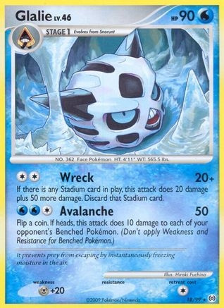 Glalie (PTCG-AR) (Reverse Holofoil) (#18/99)