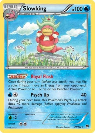 Slowking (PTCG-BKP1) (Reverse Holofoil) (#21/122)
