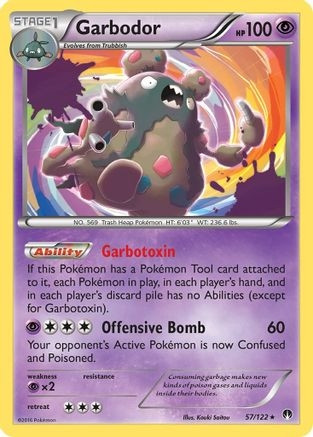 Garbodor (PTCG-BKP1) (Reverse Holofoil) (#57/122)