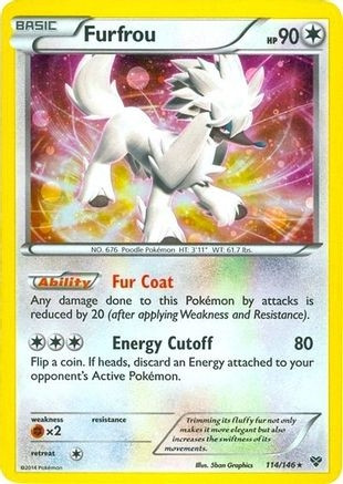Furfrou - 114/146 (Cosmos Holo) (PTCG-BLE) (Holofoil) (#114/116)