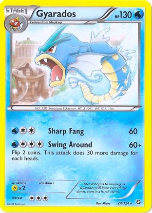 Gyarados - 24/124 (Cosmos Holo) (PTCG-BLE) (Holofoil) (#024/124)