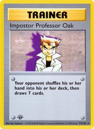 Impostor Professor Oak (PTCG-BSS) (Unlimited) (#073/102)