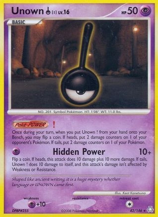 Unown (!) (PTCG-LA) (Reverse Holofoil) (#42/146)
