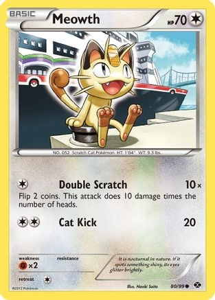 Meowth (PTCG-NXD) (#80/99)