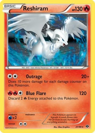 Reshiram (PTCG-NXD) (#21/99)