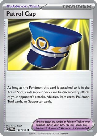 Patrol Cap (PTCG-OBF) (Reverse Holofoil) (#191/197)