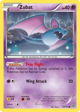 Zubat (53) (PTCG-PLS) (#53/135)