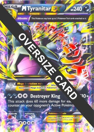 M Tyranitar EX - 43/98 (PTCG-PR11) (Holofoil) (#043/098)