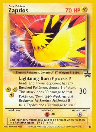 Zapdos (PTCG-PR2) (#23/53)