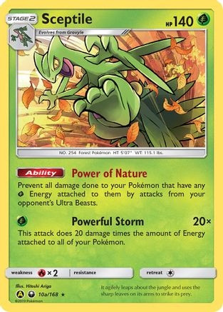 Sceptile - 10a/168 (PTCG-PR6) (Holofoil) (#010a/168)