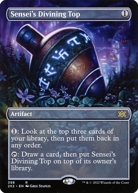 Sensei's Divining Top (2X2) (Foil) (Borderless) (#398)