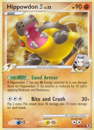 Hippowdon E4 (PTCG-RR2) (Reverse Holofoil) (#42/111)
