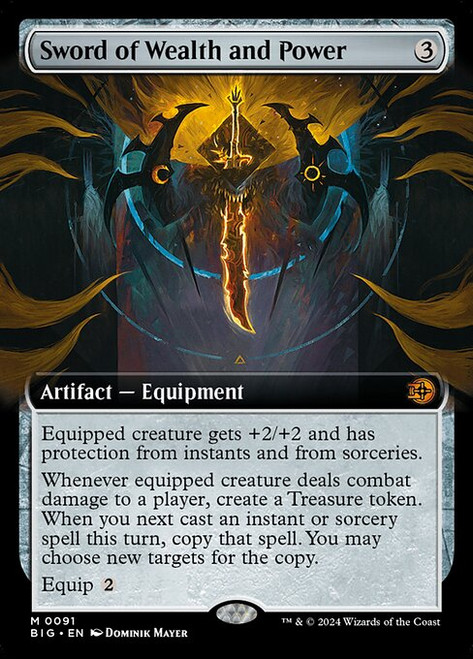Sword of Wealth and Power (BIG) (Foil) (Extended Art) (#91)