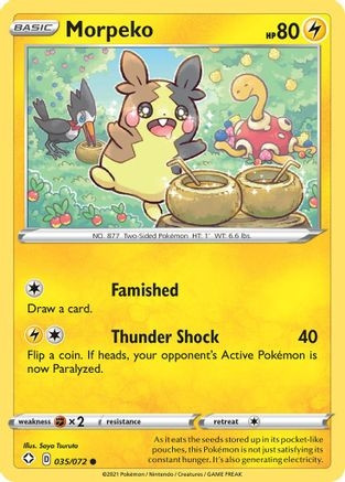 Morpeko (035) (PTCG-SHF) (Reverse Holofoil) (#035/072)
