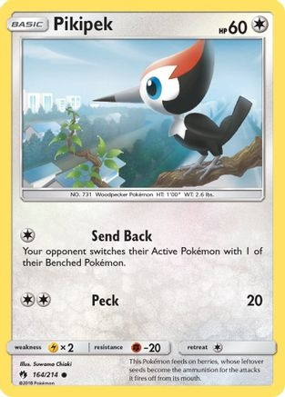 Pikipek (164) (PTCG-SM8) (#164/214)