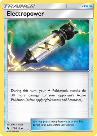 Electropower (PTCG-SM8) (Reverse Holofoil) (#172/214)