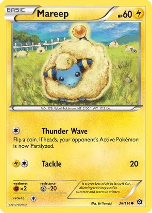 Mareep (PTCG-STS) (Reverse Holofoil) (#38/114)