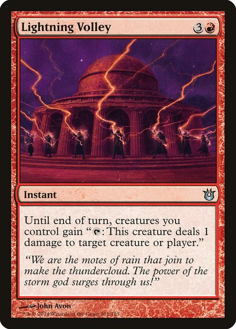Lightning Volley (BNG) (Foil) (#101)