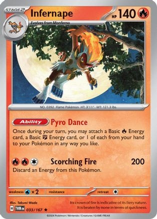 Infernape - 033/167 (PTCG-TWM) (Holofoil) (#033/167)