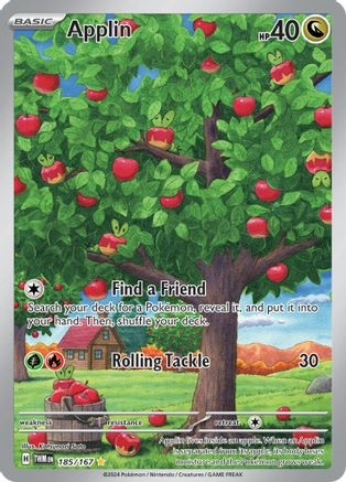 Applin - 185/167 (PTCG-TWM) (Holofoil) (#185/167)