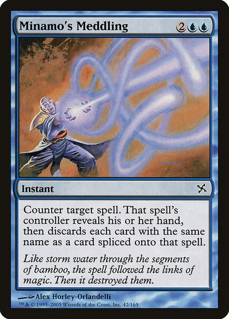 Minamo's Meddling (BOK) (Foil) (#42)