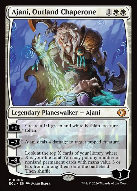 Ajani, Outland Chaperone (ECL) (Foil) (#4)