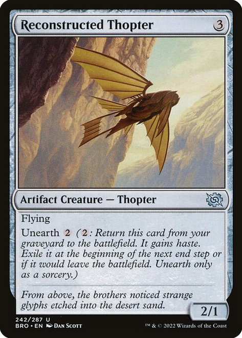 Reconstructed Thopter (BRO) (#242)
