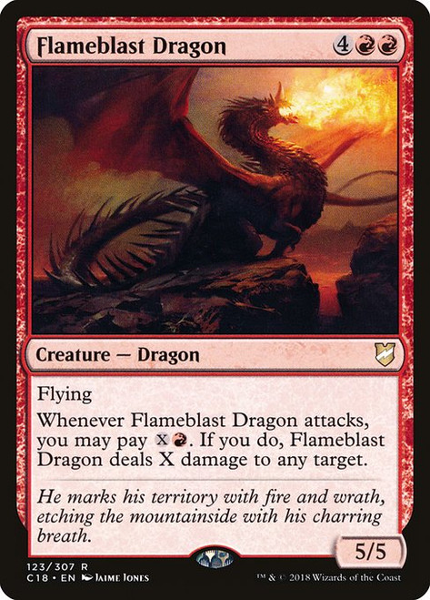 Flameblast Dragon (C18) (#123)