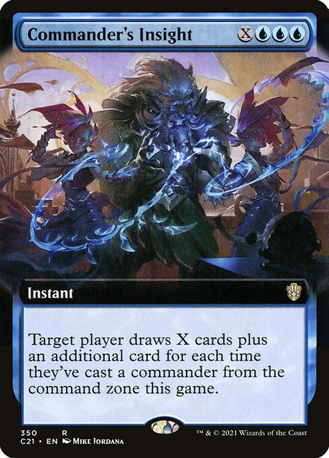 Commander's Insight (C21) (Extended Art) (#350)